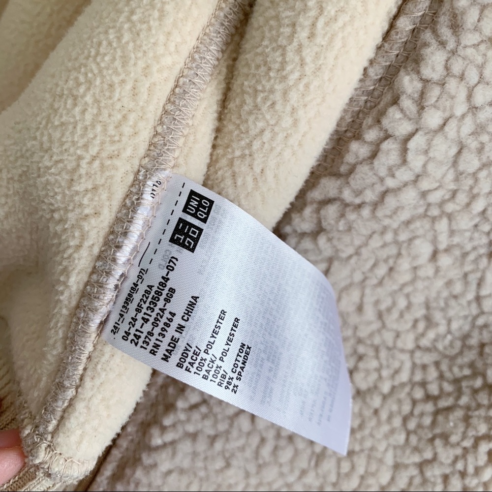 Uniqlo U Fleece Long Sleeved Blouson - XS - Picture 2 of 8